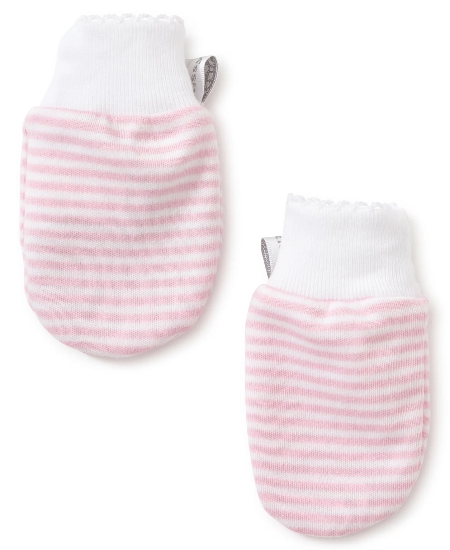 Simple Stripes Pink Mittens