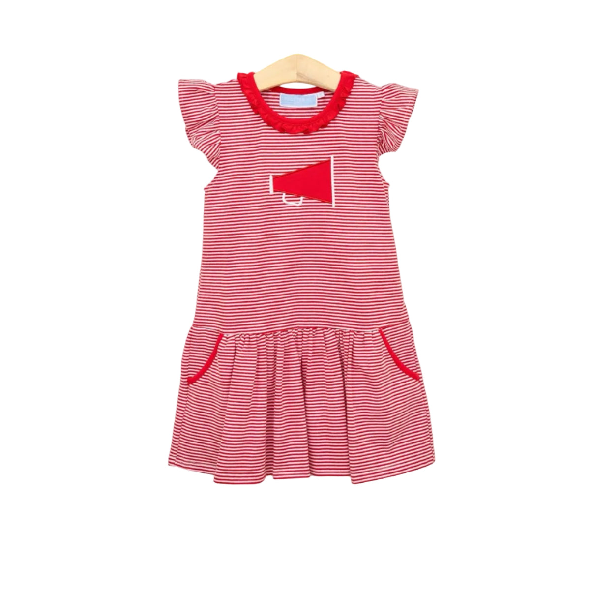 Megaphone Dress- Red