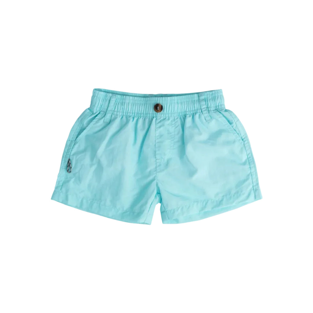 Boys Outrigger Performance Short- Aruba Blue