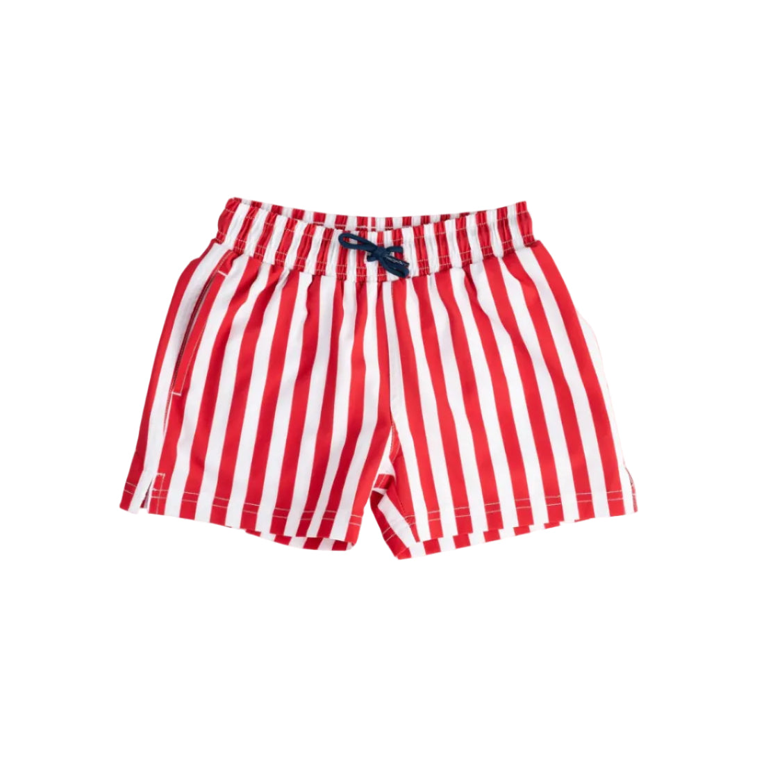 Boys' Boogie Board Swim Trunk- Watermelon Stripe