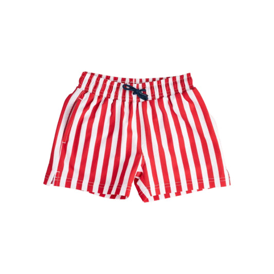 Boys' Boogie Board Swim Trunk- Watermelon Stripe