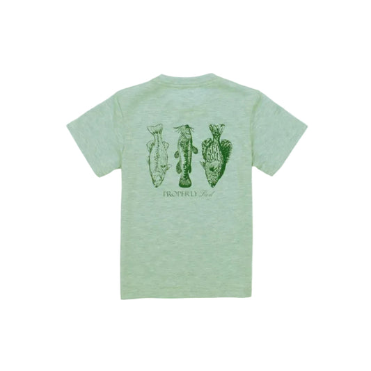 Boys Portland Pocket Tee SS Fisherman's Paradise Sage