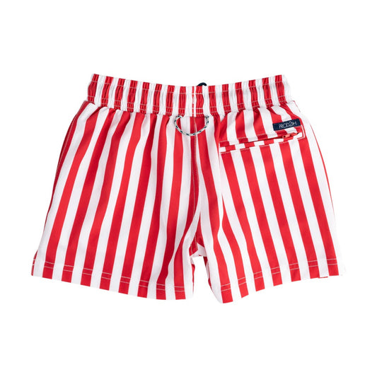 Boys' Boogie Board Swim Trunk- Watermelon Stripe