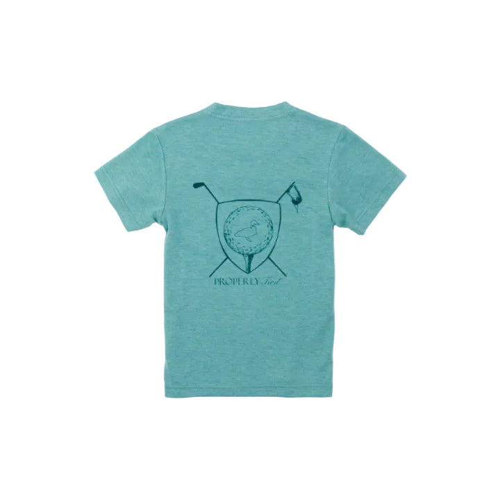 Boys Portland Pocket Tee SS Tee Time Clover