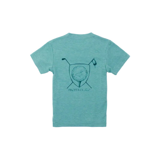 Boys Portland Pocket Tee SS Tee Time Clover