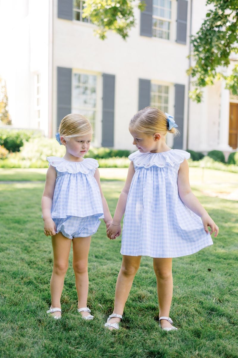 Colby Check Bloomer Set