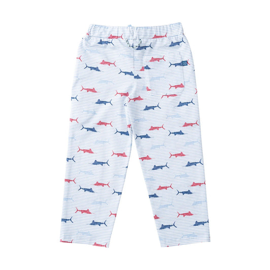 Kids Lounge Life Pant-Windsurfer Fish Print