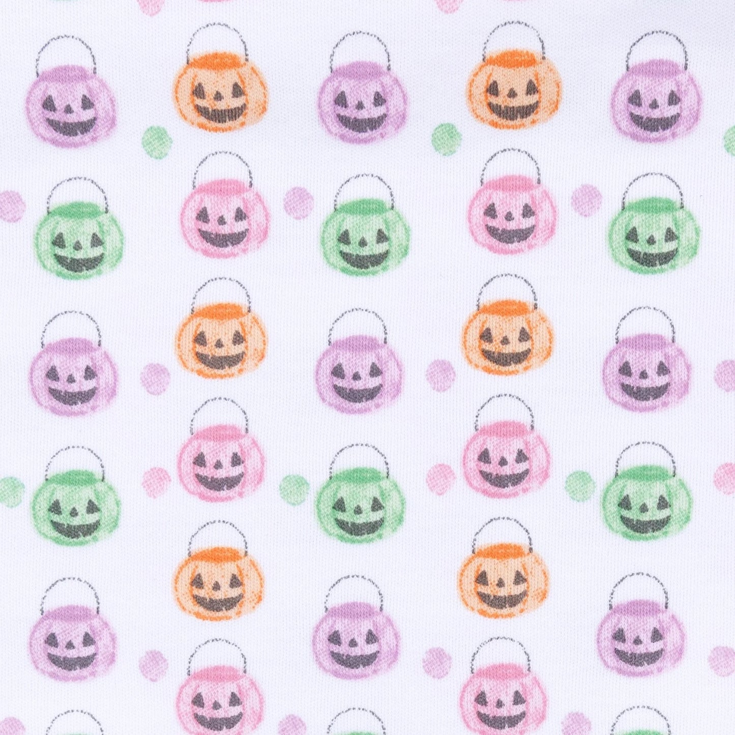 Pumpkin Party Long Pajamas- Pink