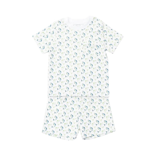 Charles Boys' Short Set- Jumping Trout