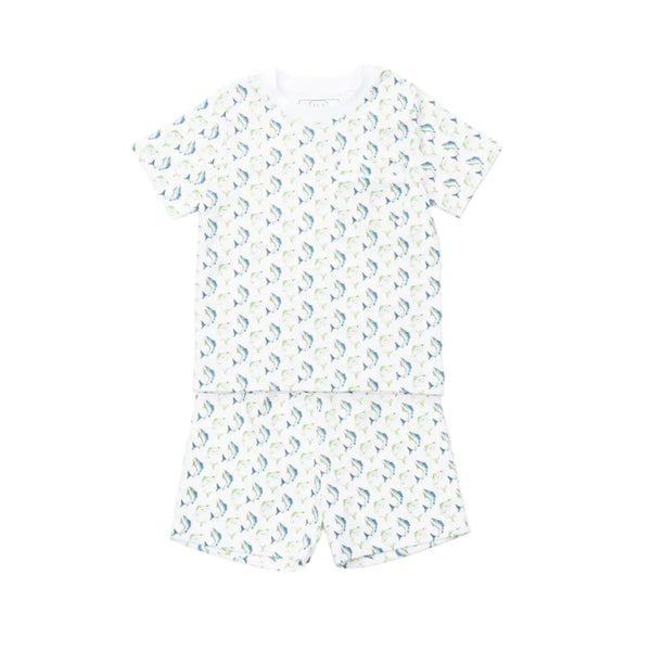 Charles Boys' Short Set- Jumping Trout