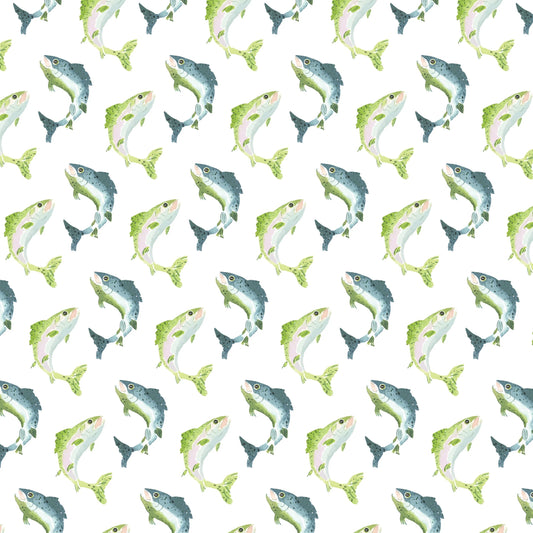 Charles Boys' Short Set- Jumping Trout