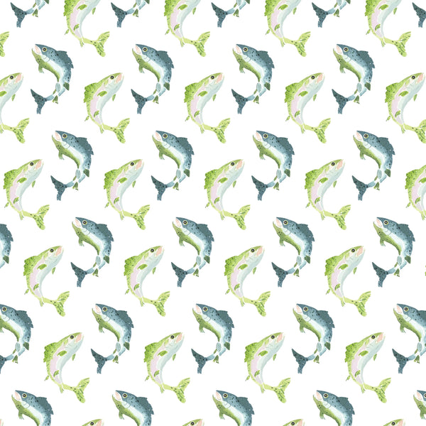 Charles Boys' Short Set- Jumping Trout