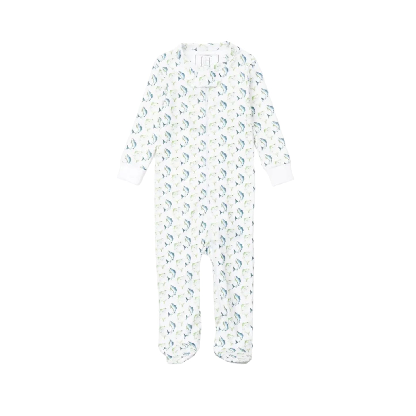 Parker Boys' Zipper Pajama- Jumping Trout