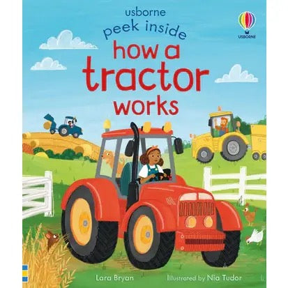 Peek Inside How a Tractor Works: Usborne