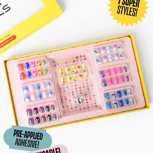 Days of the Week Press on Nail Kit