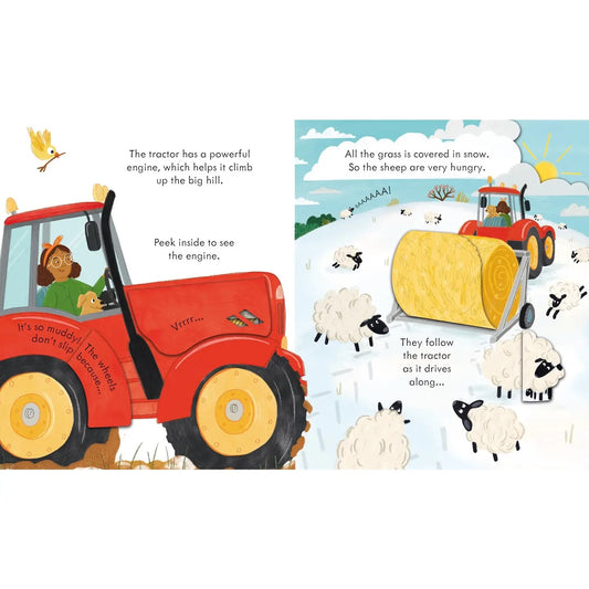 Peek Inside How a Tractor Works: Usborne