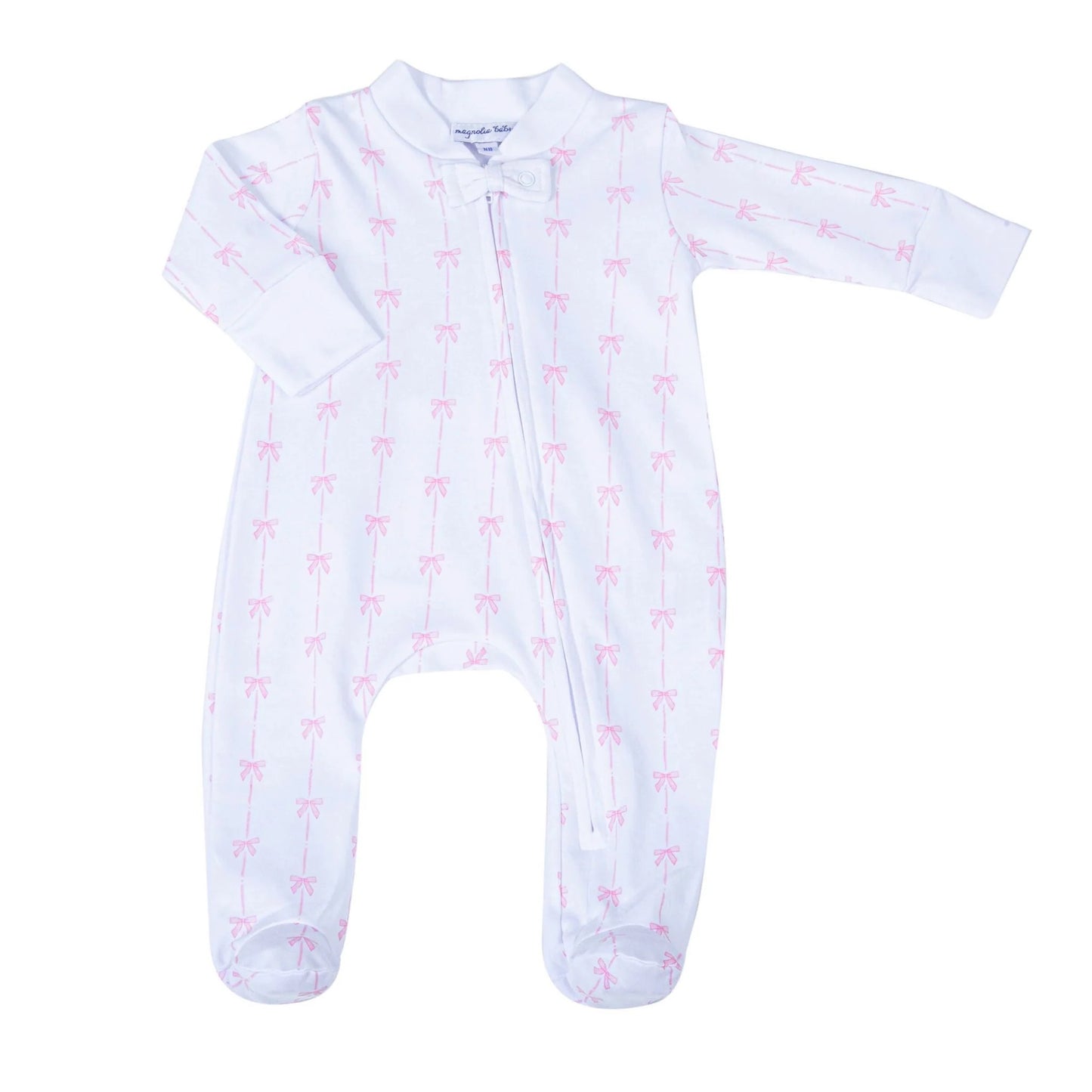 Amelia's Classics Zip Footie Pink