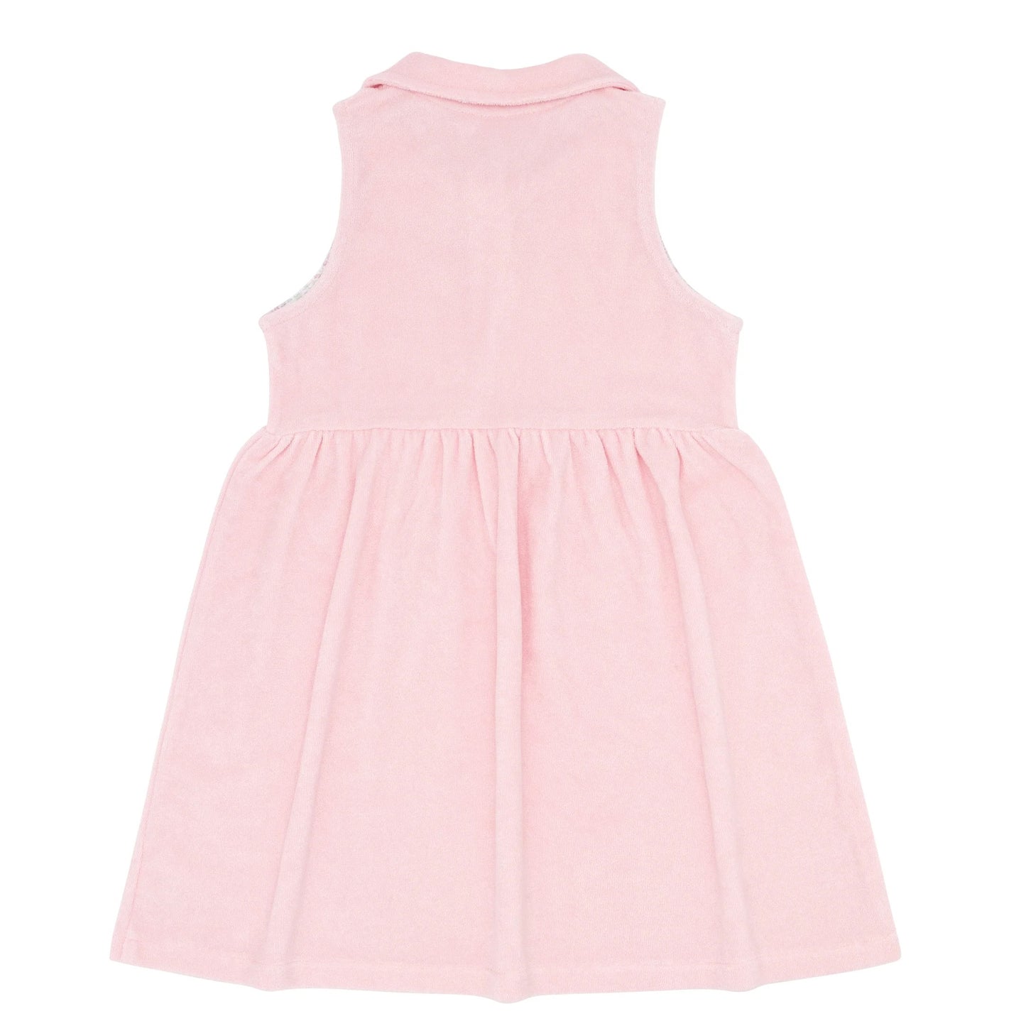Girls Pink French Terry Tennis Dress