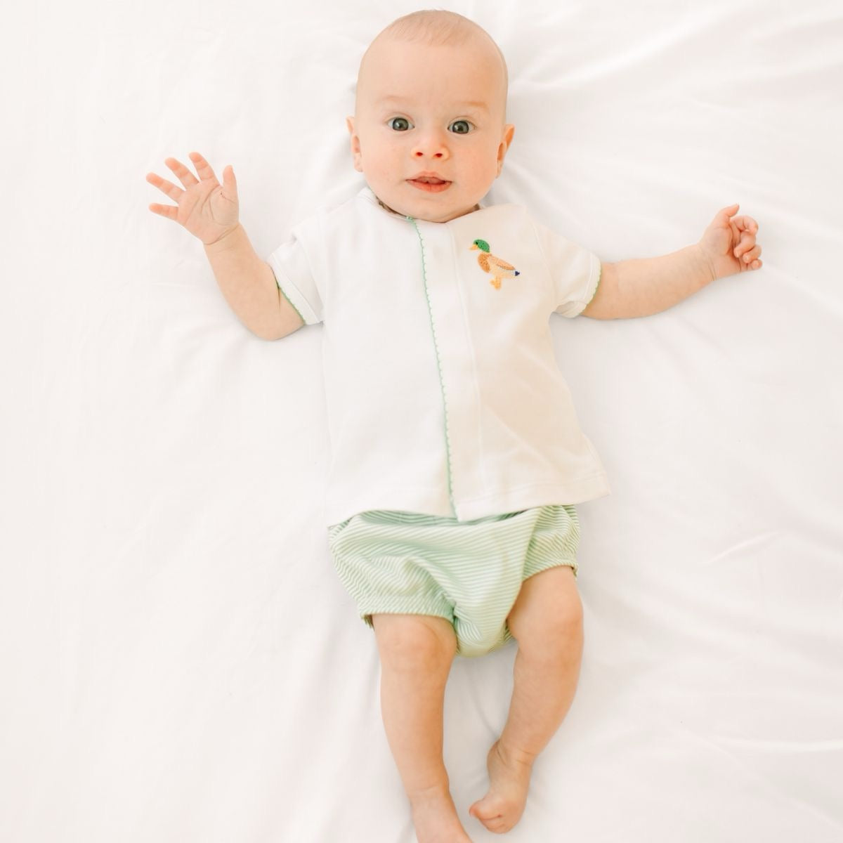 Mallard Moments Green Diaper Cover Set