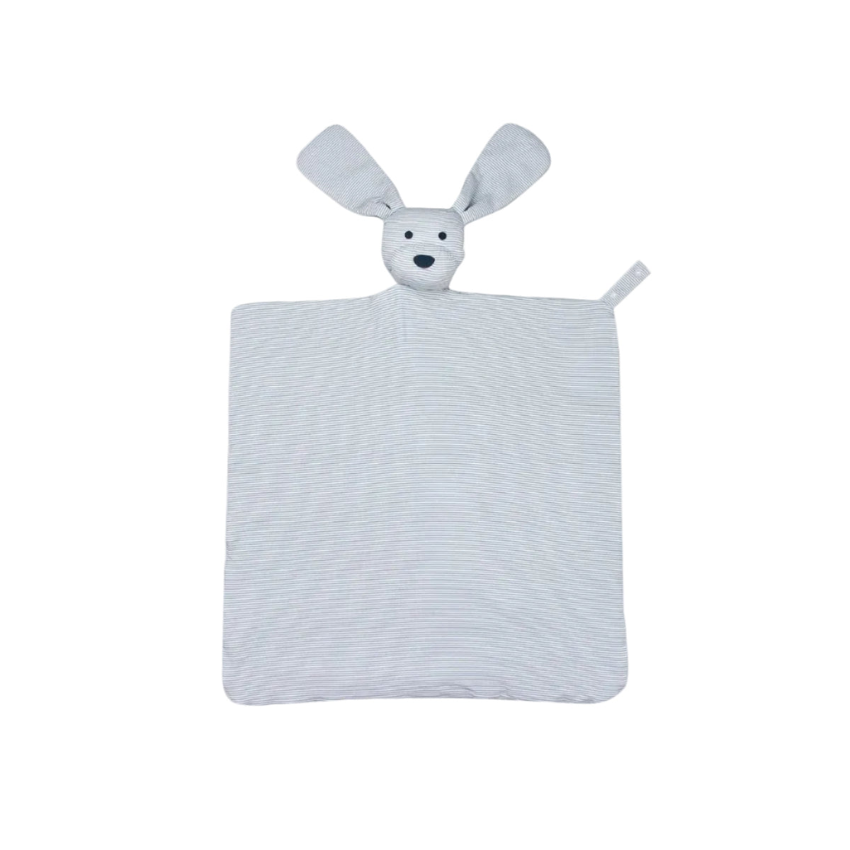 Dusty Blue Mini Stripe Dog Lovey Blanket