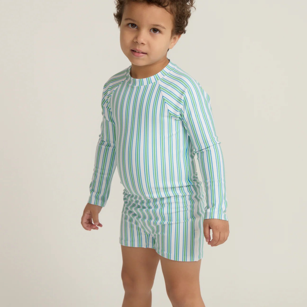 Unisex Tamarin Stripe Rashguard One Piece