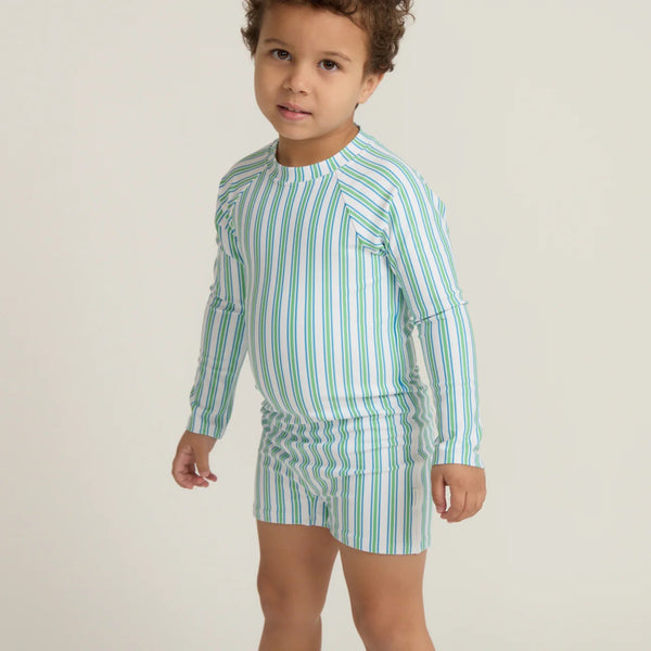 Unisex Tamarin Stripe Rashguard One Piece
