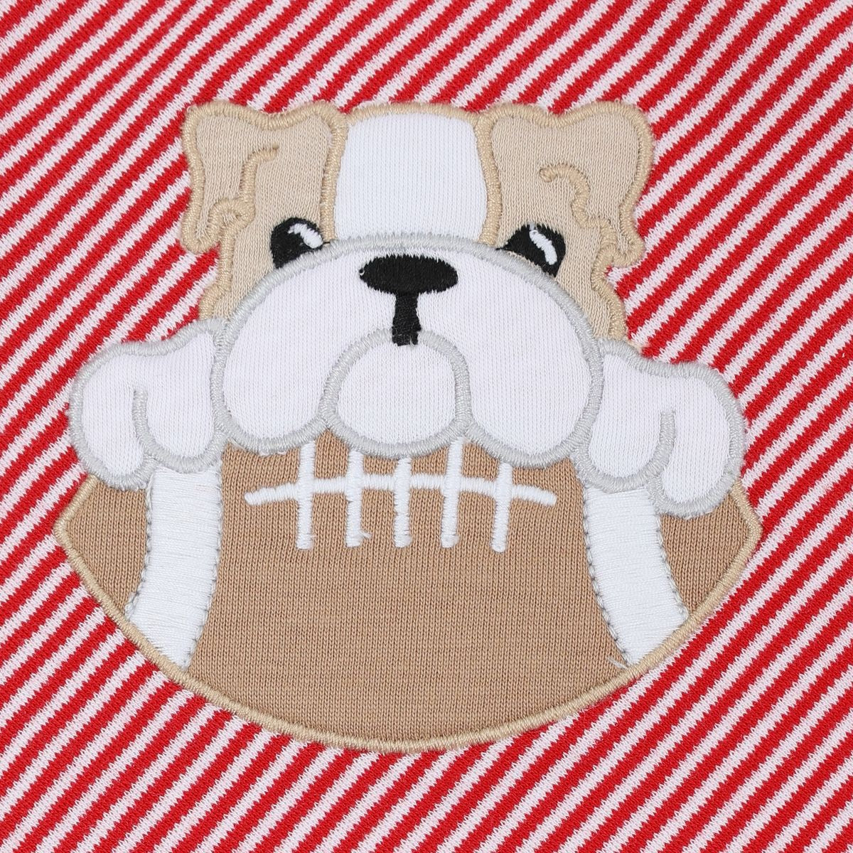 Bulldog Pride Applique Bubble
