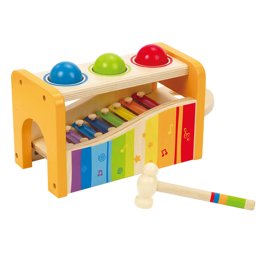 Hape Pound & Tap Bench - Musical Toy w/ Xylophone For Toddlers