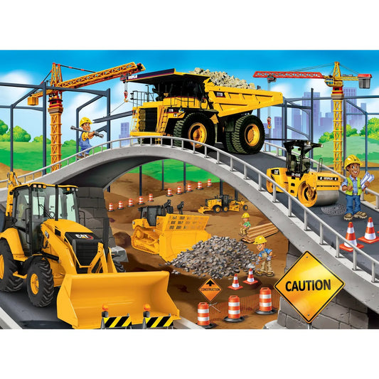 CAT- Under the Bridge 60 Piece Kids Puzzle