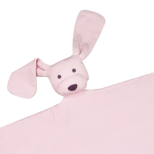 Pink Mini Stripe Dog Lovey Blanket