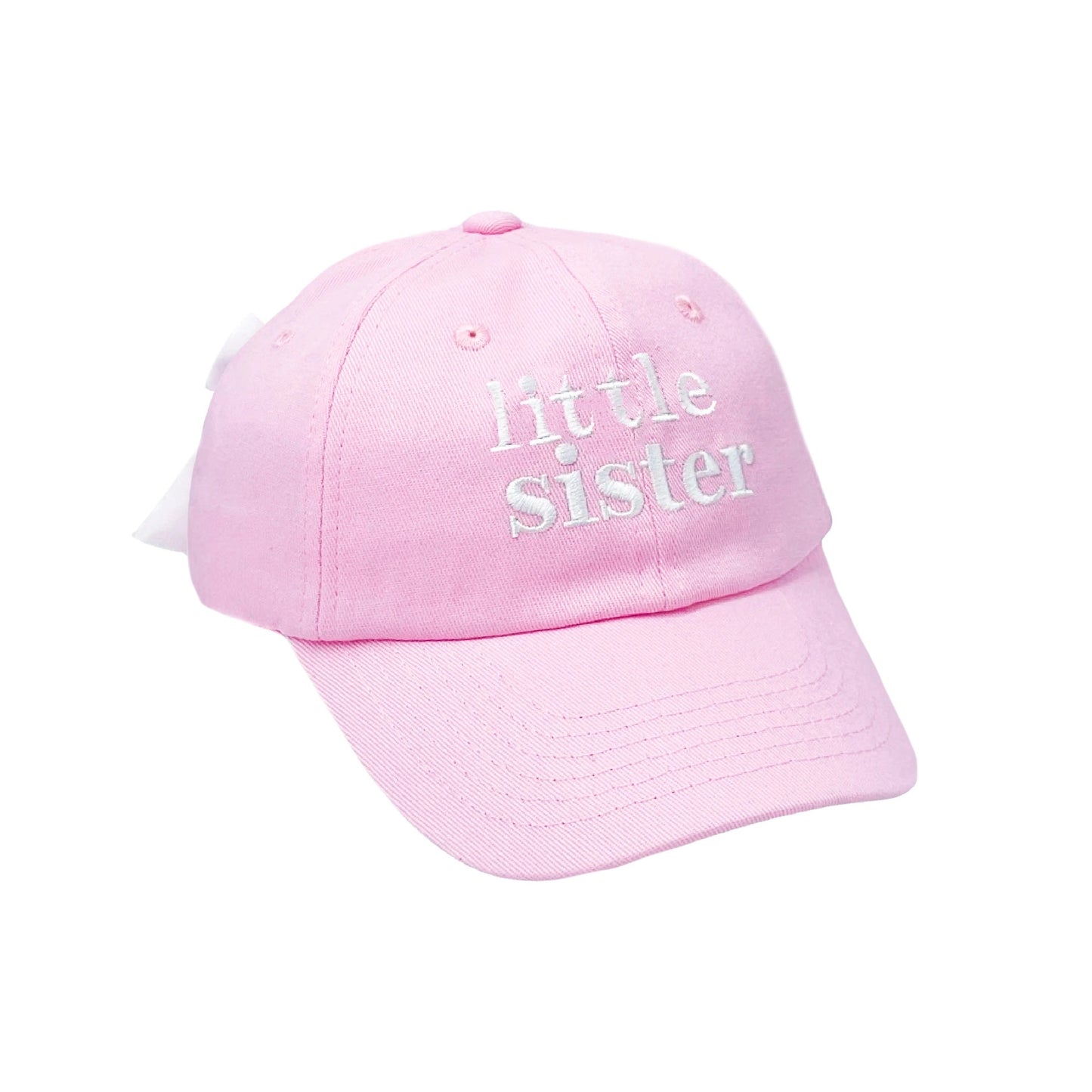 Little Sister Bow Baseball Hat - Baby