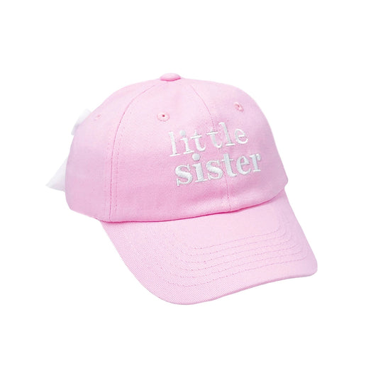 Little Sister Bow Baseball Hat - Baby