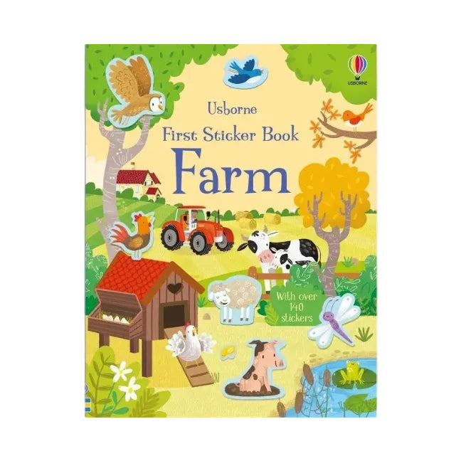 First Sticker Book Farm: Usborne
