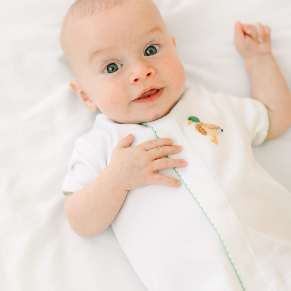 Mallard Moments Green Diaper Cover Set