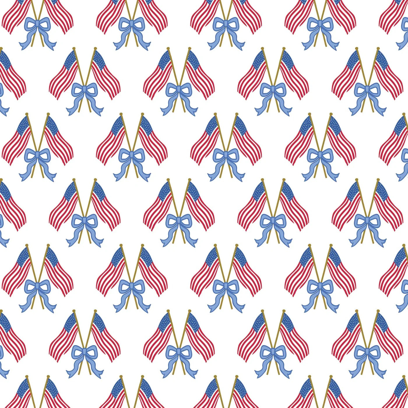 Emery Girls' Short Set- Stars, Stripes, and Bows