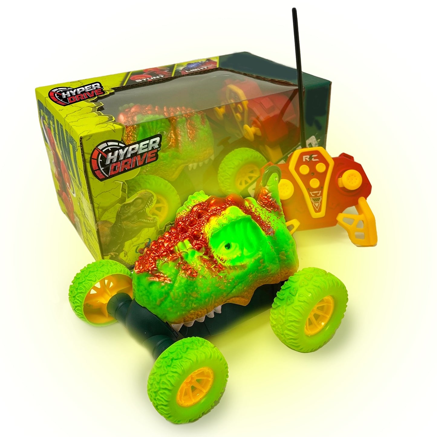 Light Up Stunt Dino Remote Control