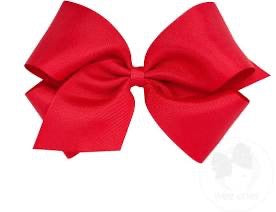 King Classic Grosgrain Bow Red