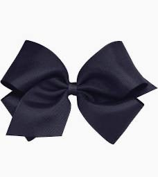 King Grosgrain Bow Navy