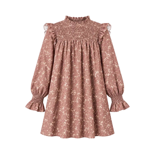 Lottie Dress Brown Sugar Blooms
