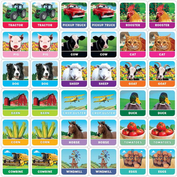 Old Macdonald's Farm Matching Game
