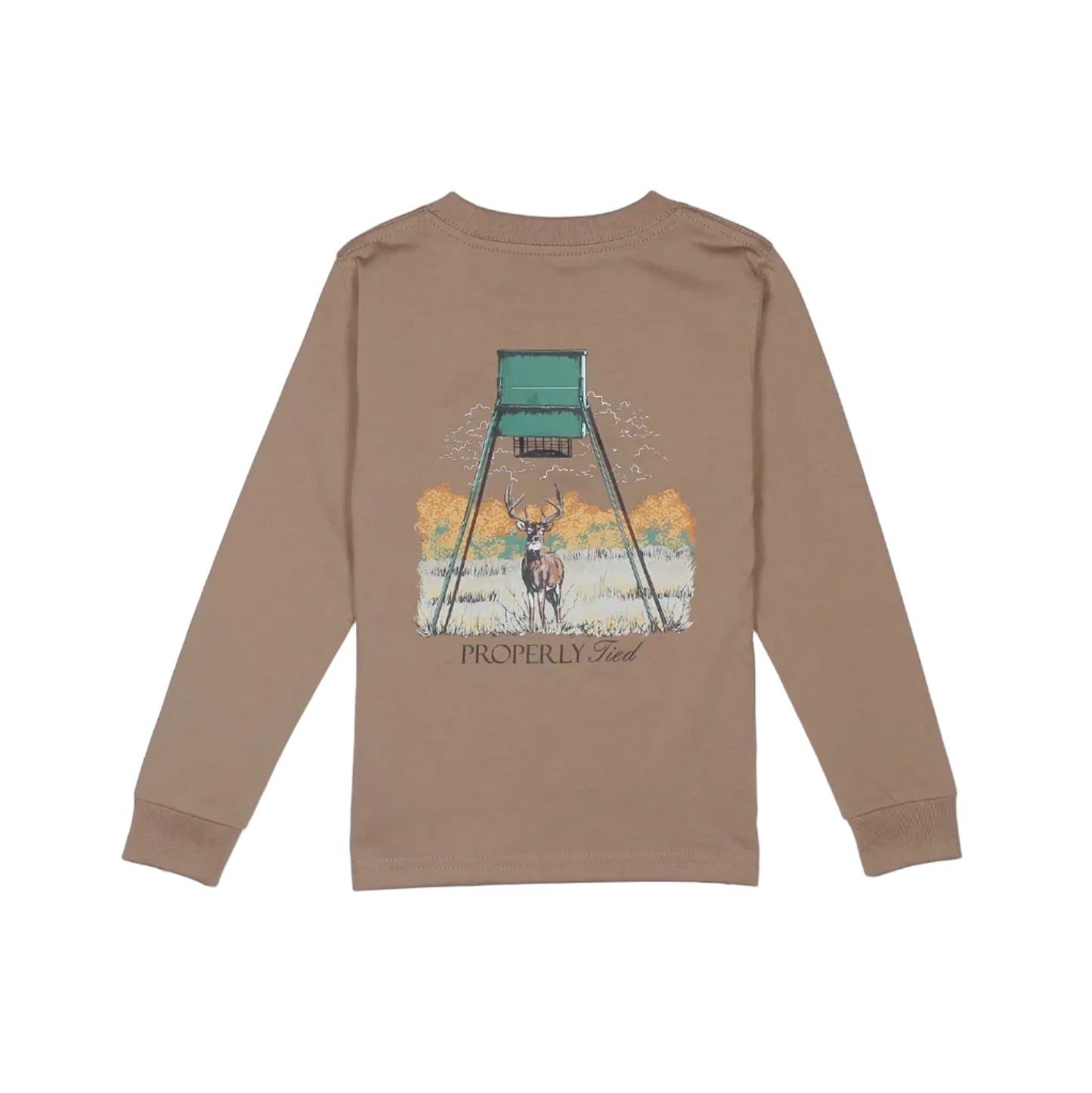 Boys Deer Feeder LS Walnut