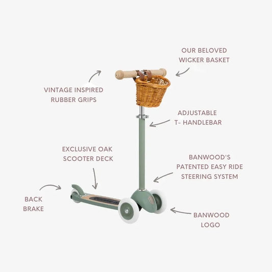 Banwood Scooter Vintage- Forest