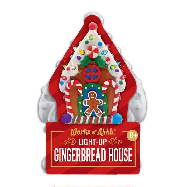 Light-Up Gingerbread House Paint Kit