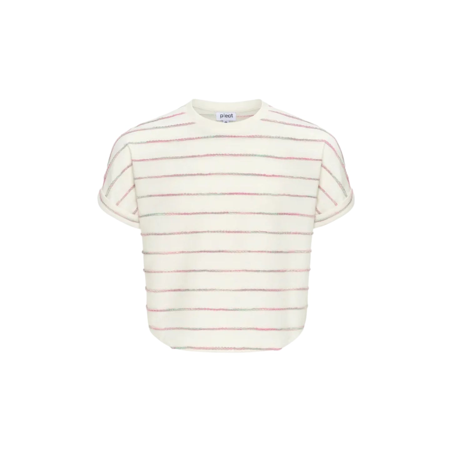 Fran Top Green/Pink Stripe - Green/Pink