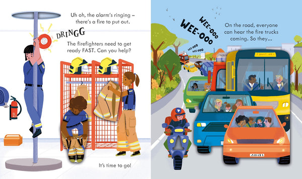 Peek Inside How a Fire Truck Works: Usborne