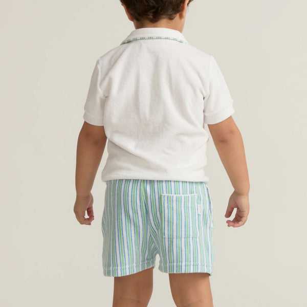 Boys Tamarin Stripe French Terry Short