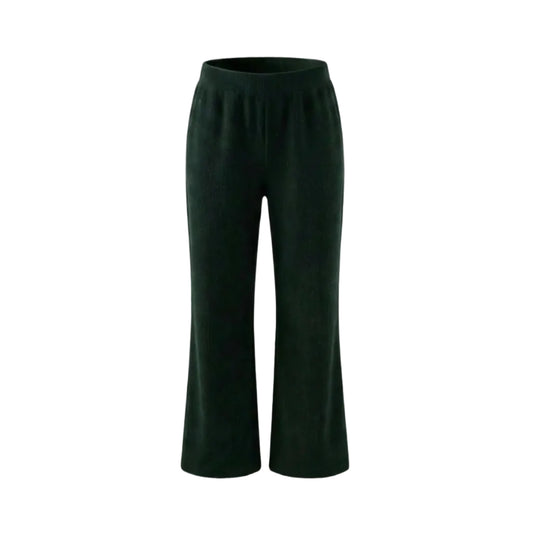 Lettie Pants Dark Green Velour