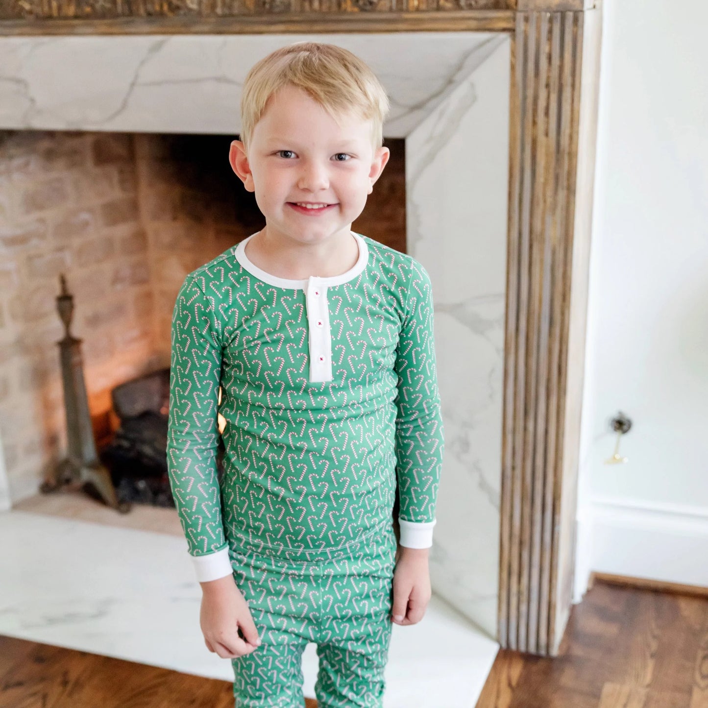 Jack Boys' Pajama Pant Set-Candy Cane Lane