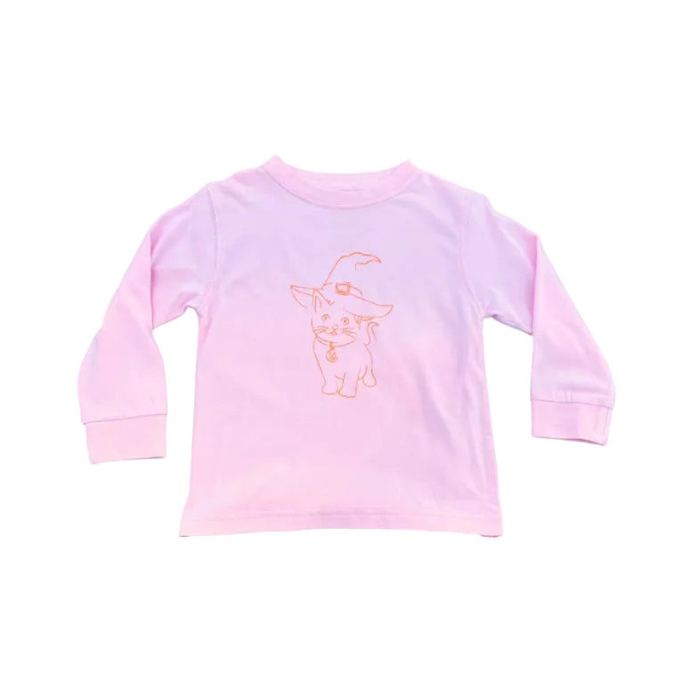 Long Sleeve Pink Halloween T-Shirt