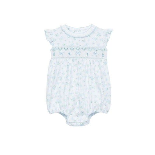Eloise's Classics Smocked Bubble- Sky Blue